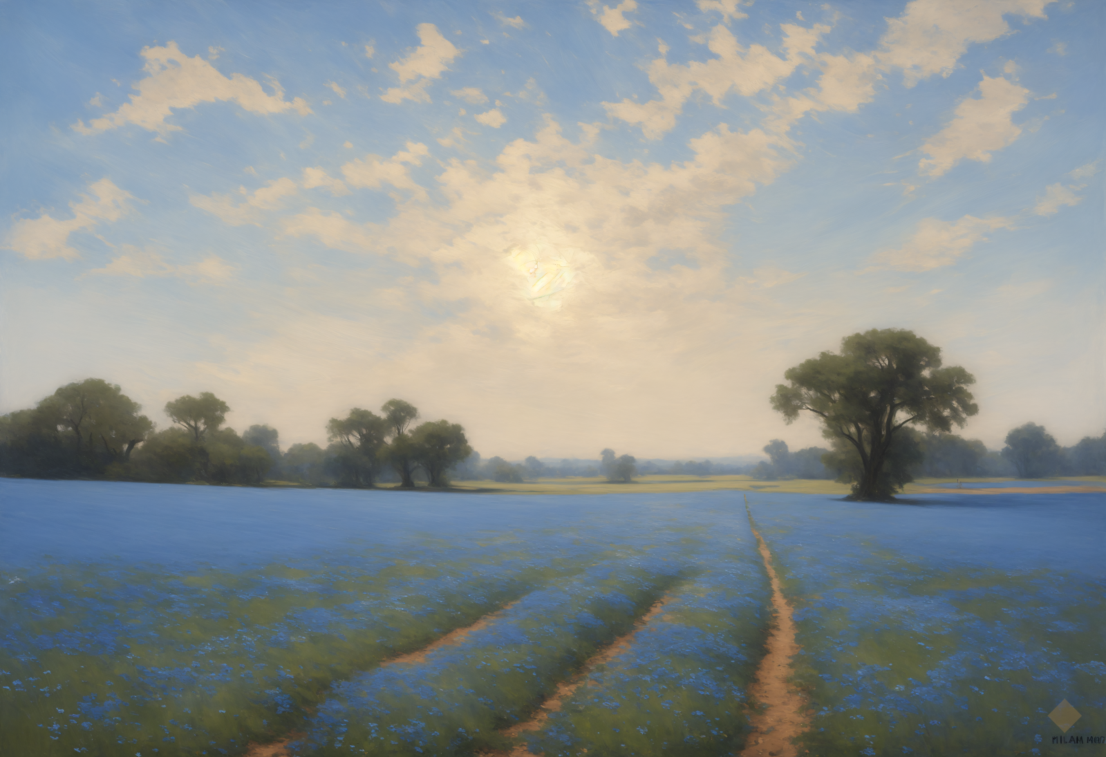 Field of Blue Flax