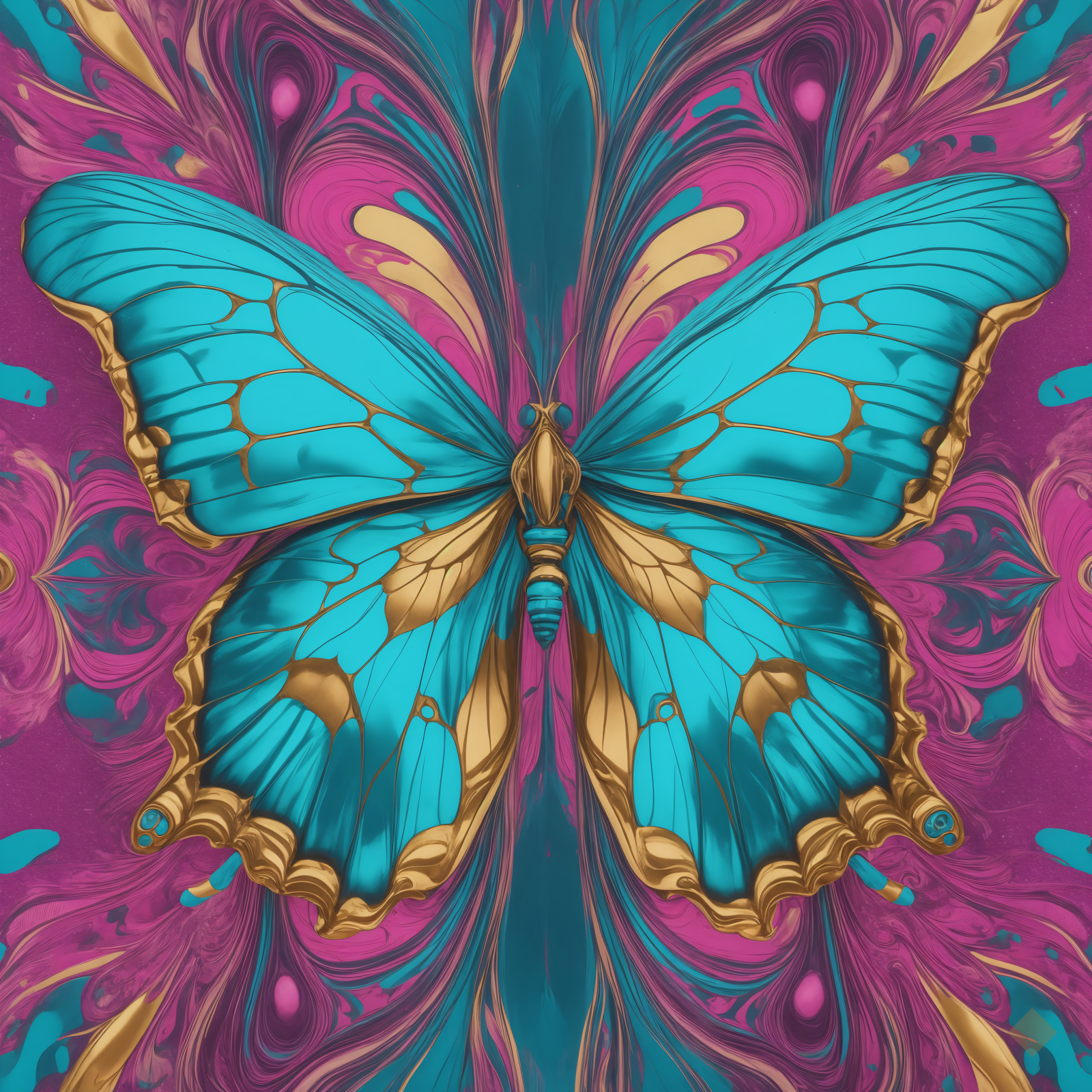 Chrome Butterfly