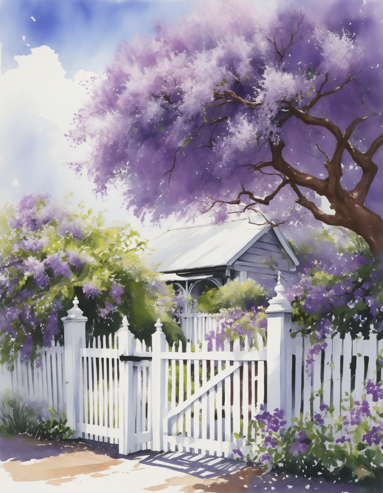 Cottage Gate in November