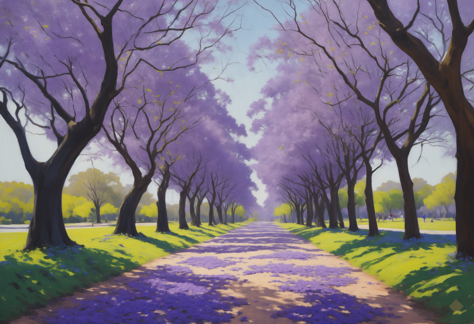Jacaranda Park Path