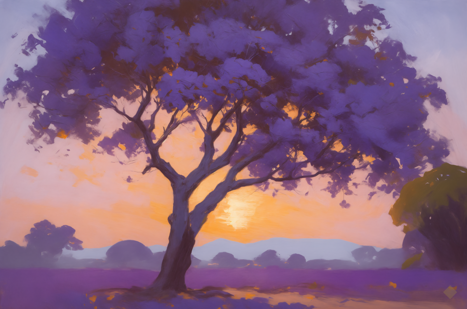 Jacarandas at Dusk