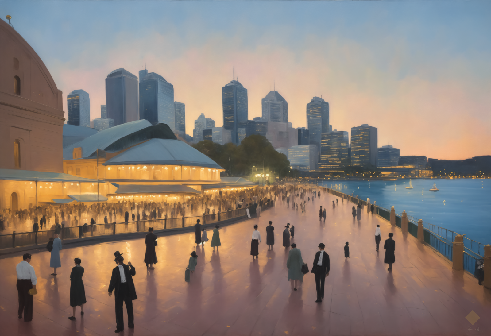 Quay Evening Promenade