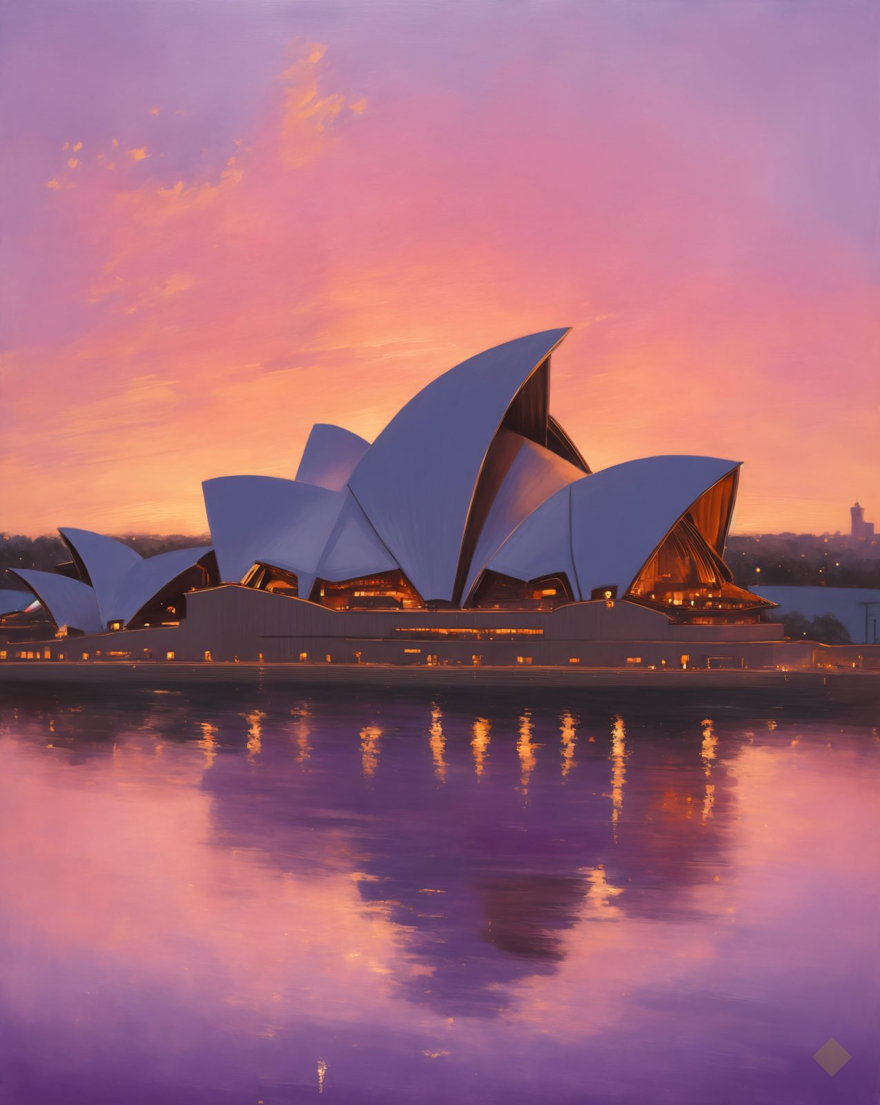Bennelong Point, Evening