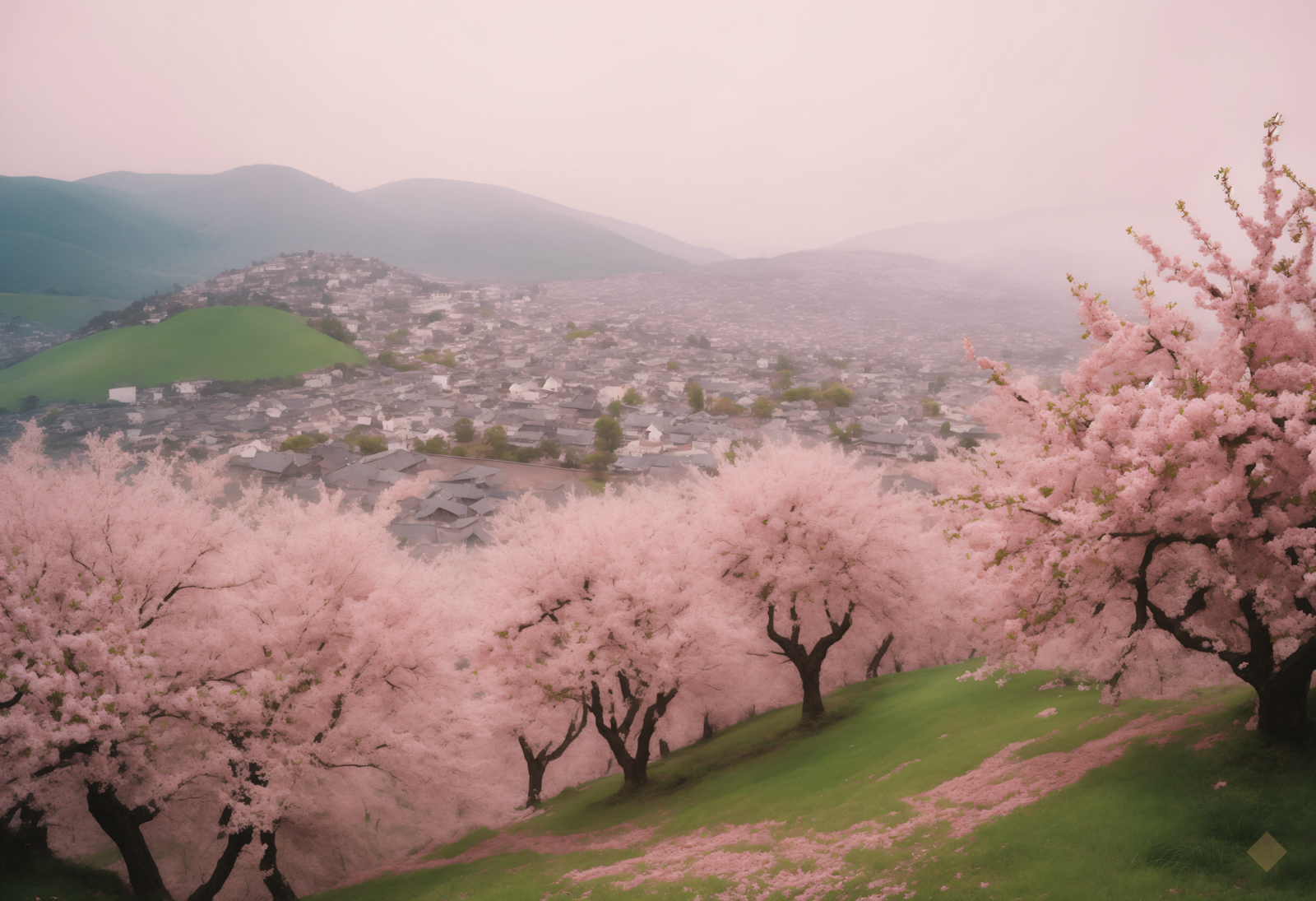 Blossom Sea from the Hill
