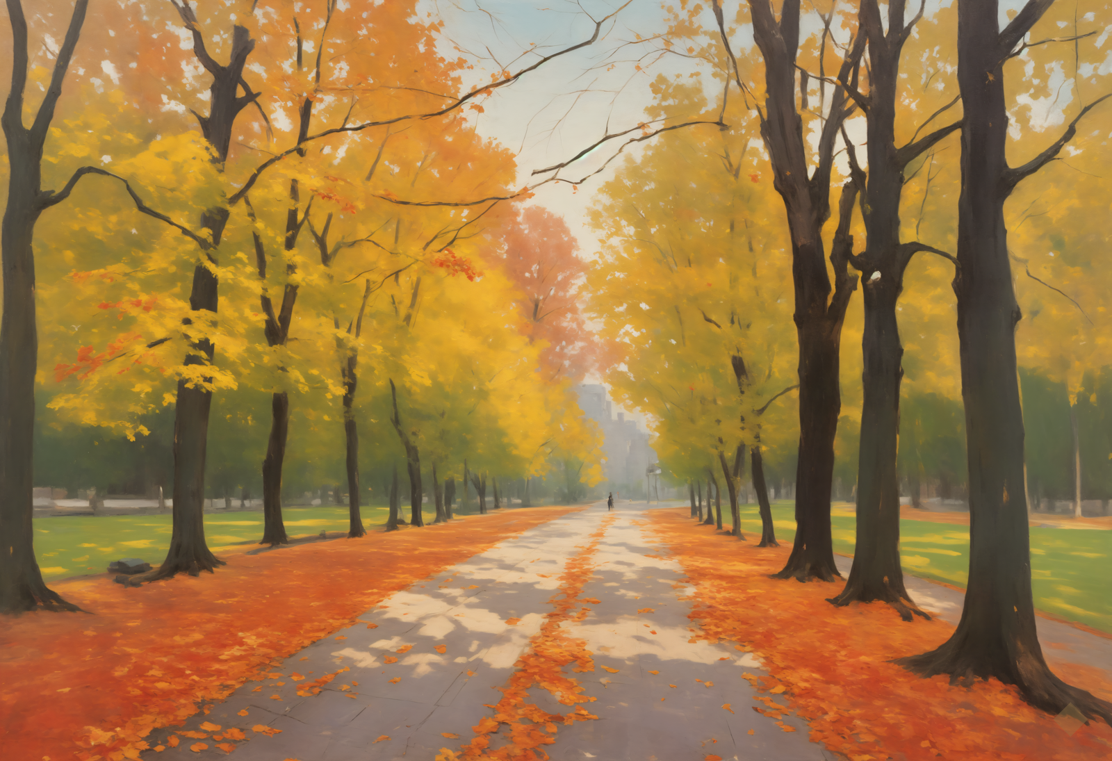 Park Path, October Light