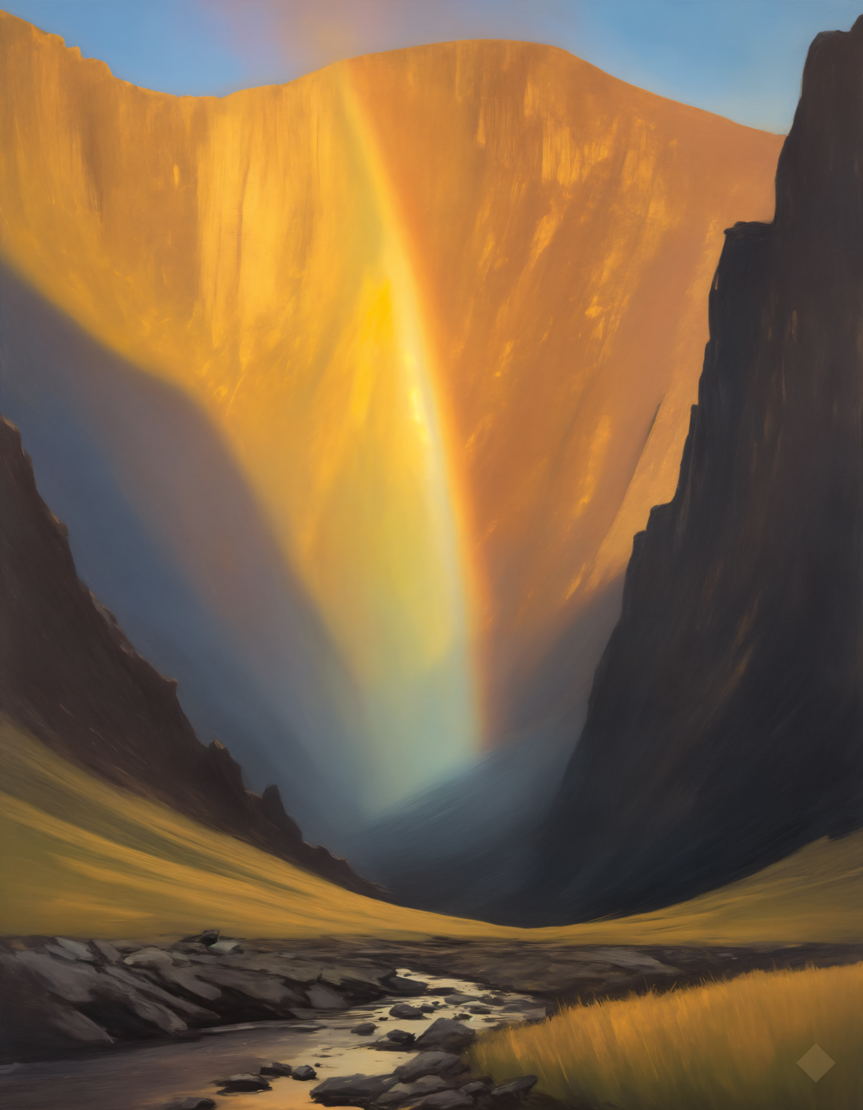 Mountain Bow at Evening
