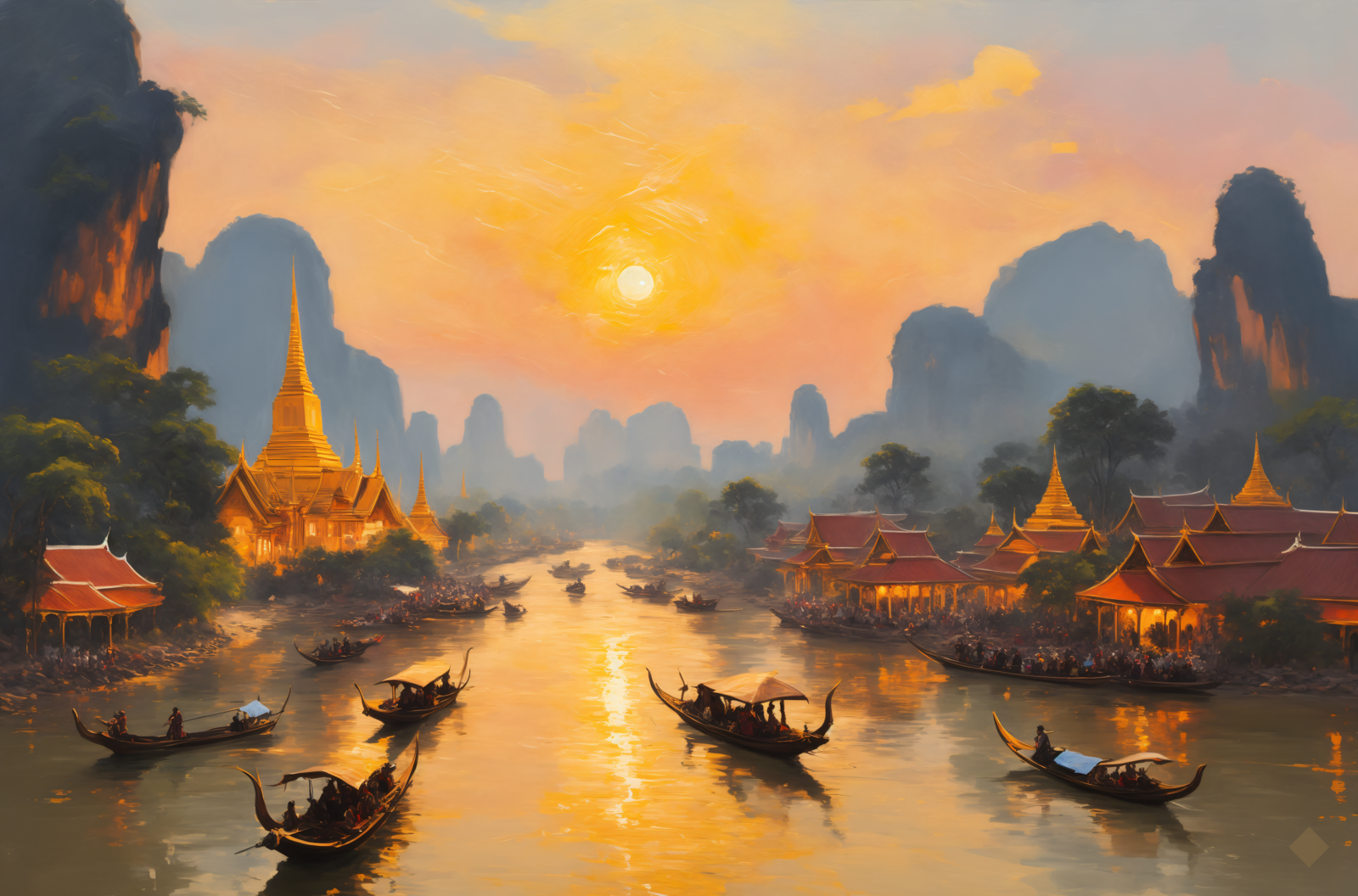 Temple Spires, River Gold