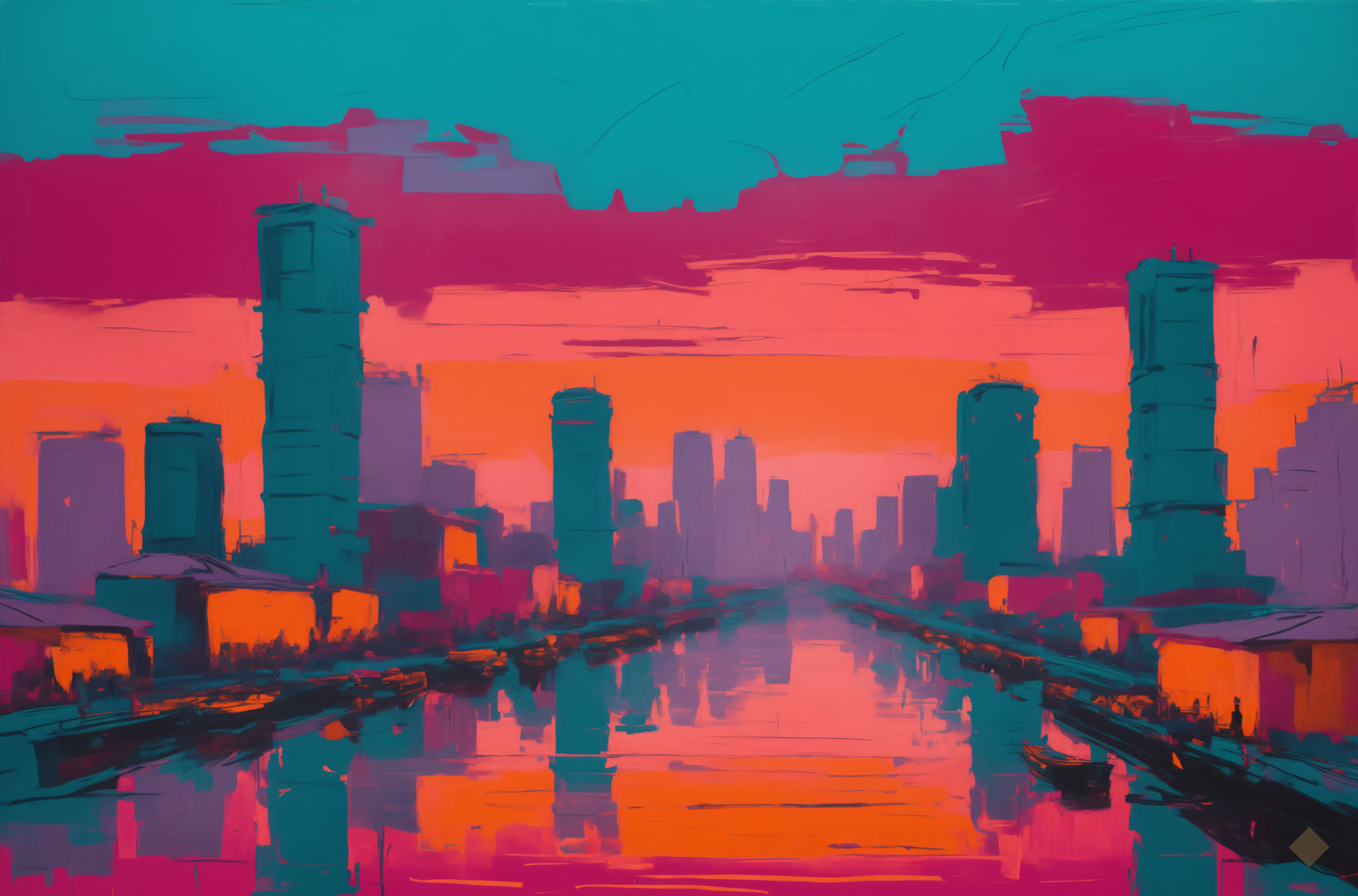 Megacity in Loud Colour