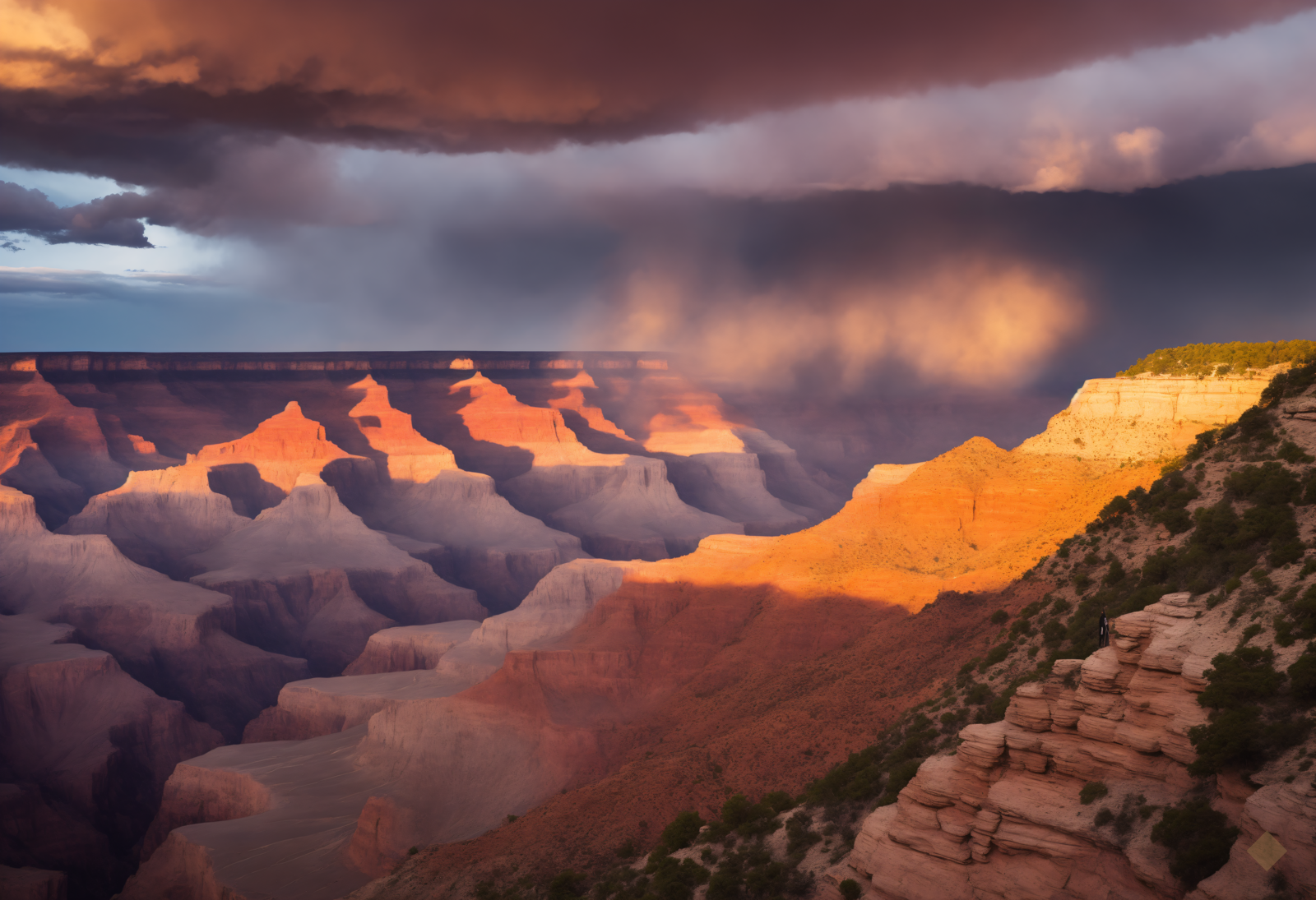 Canyon, Storm Light
