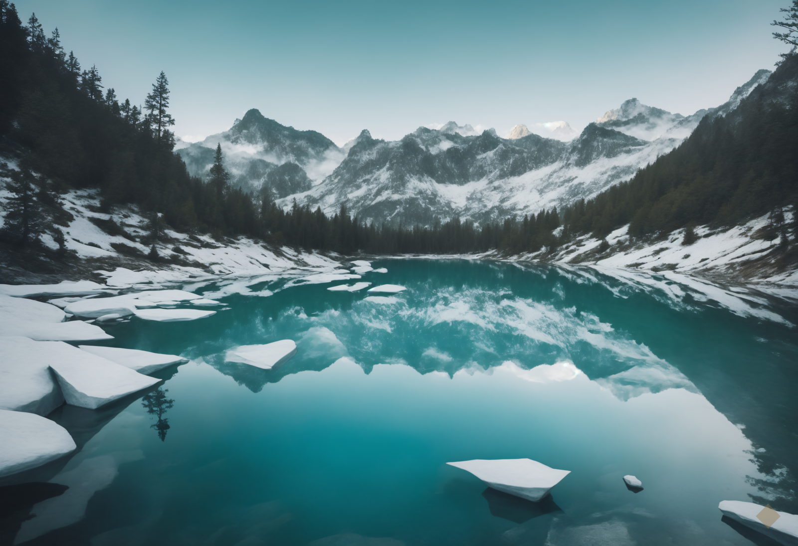 Turquoise Below the Peaks