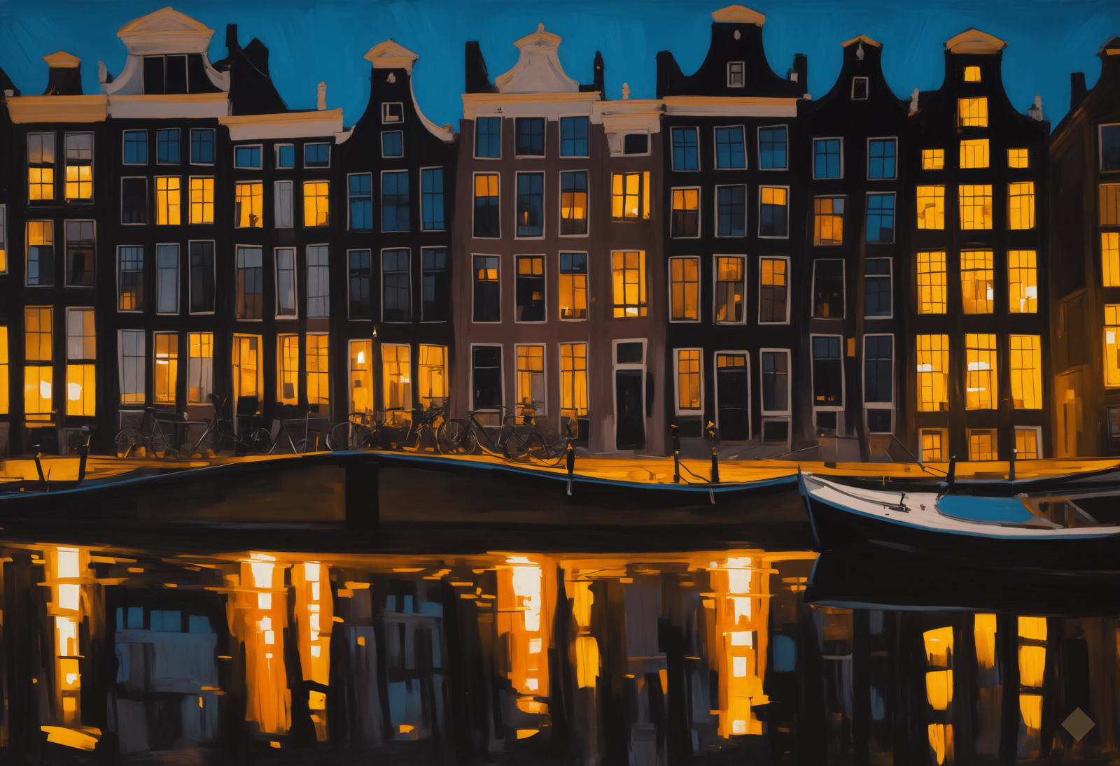 Canal Windows, Night