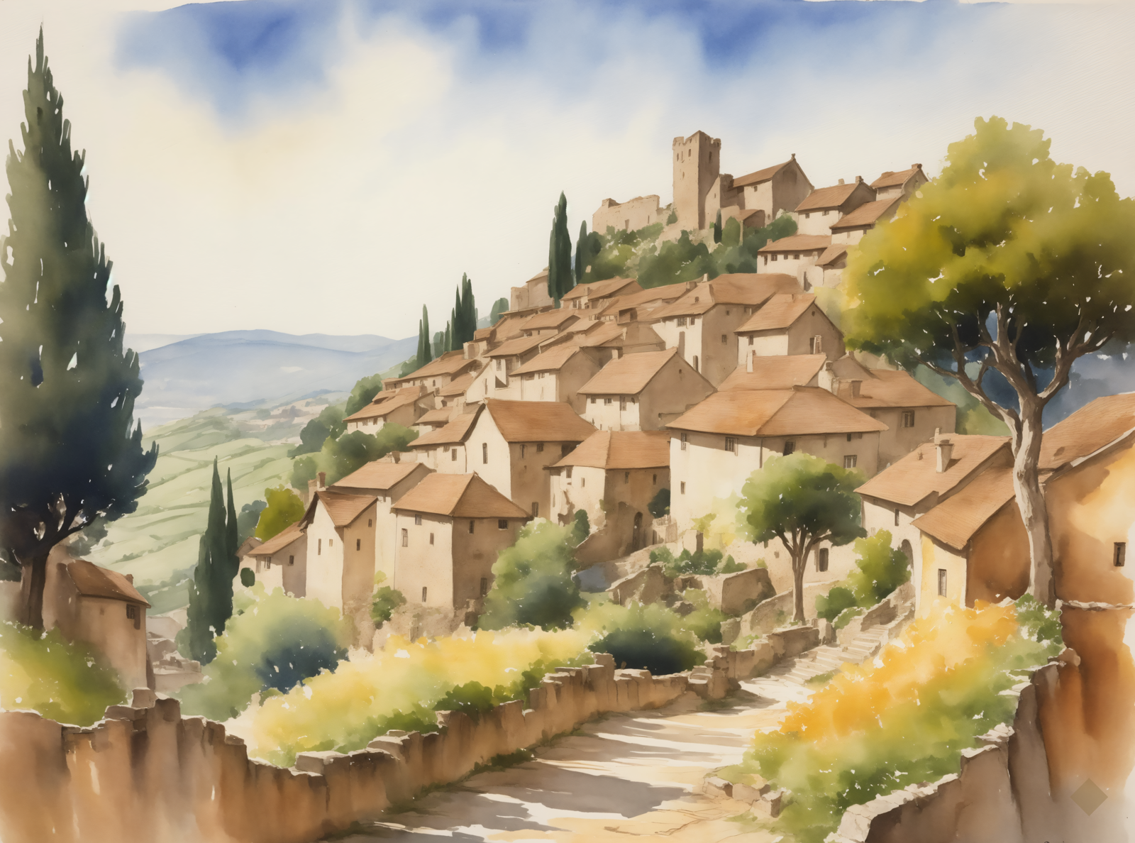 Hilltop in Stone