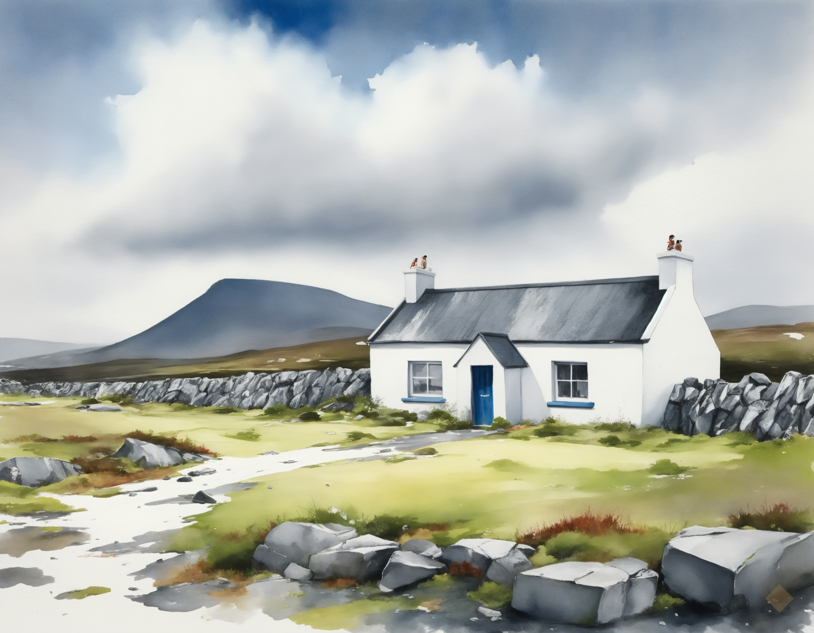 Connemara, Stone and Sky