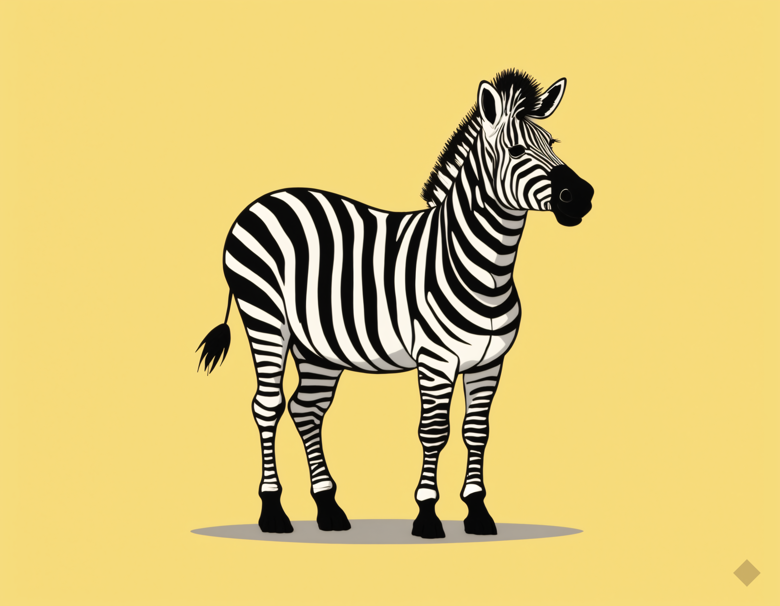 Zebra in Stripes