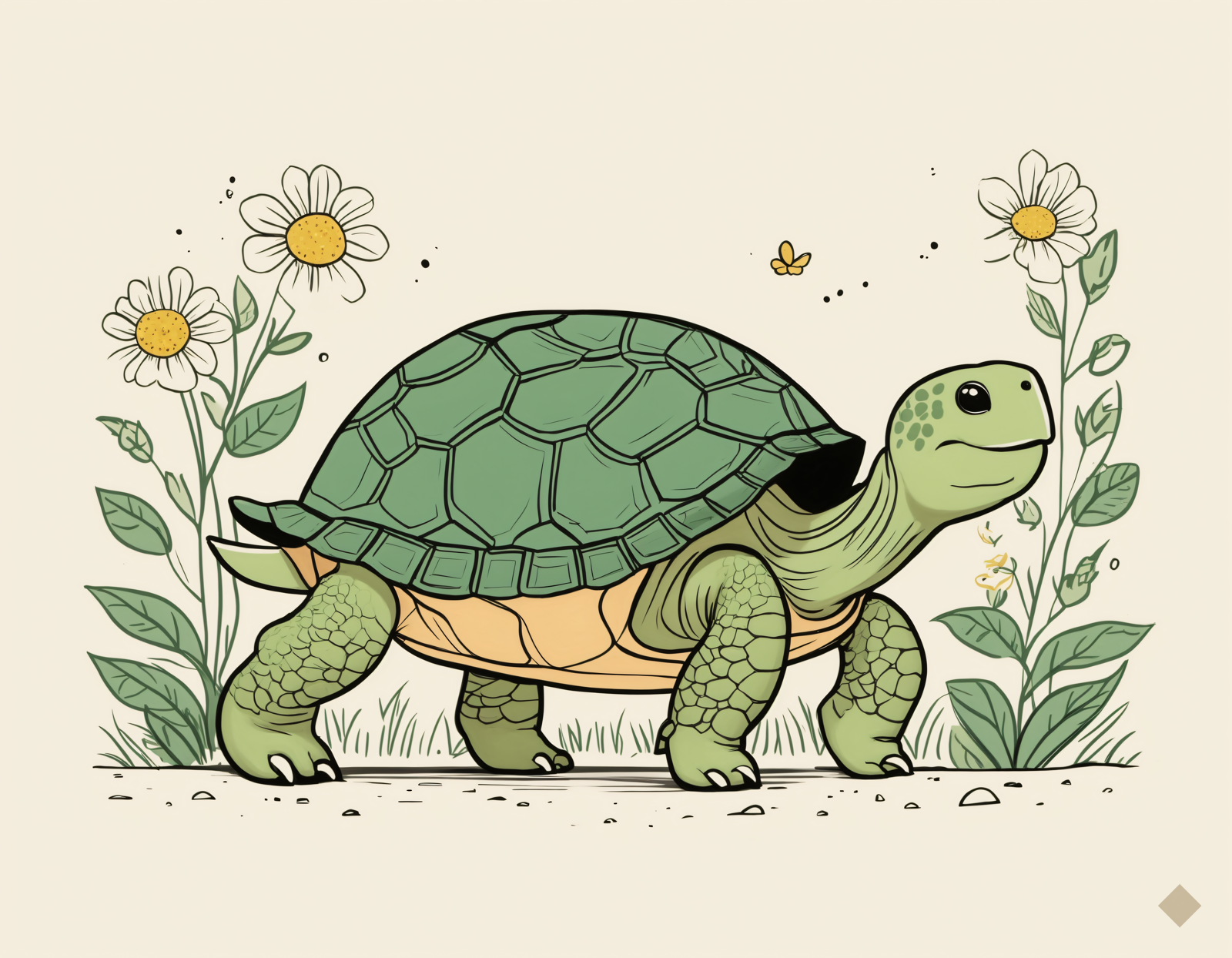 Tortoise Takes His Time