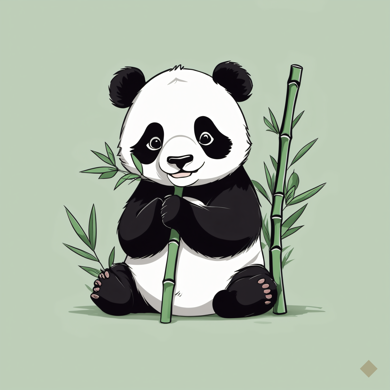 Panda and the Bamboo