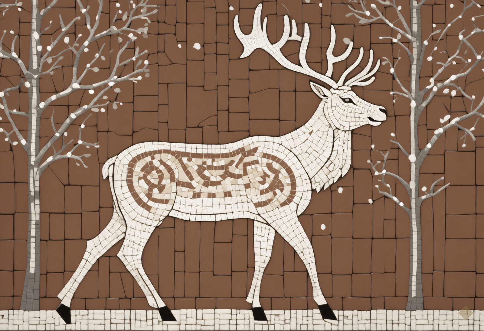 Mosaic Reindeer