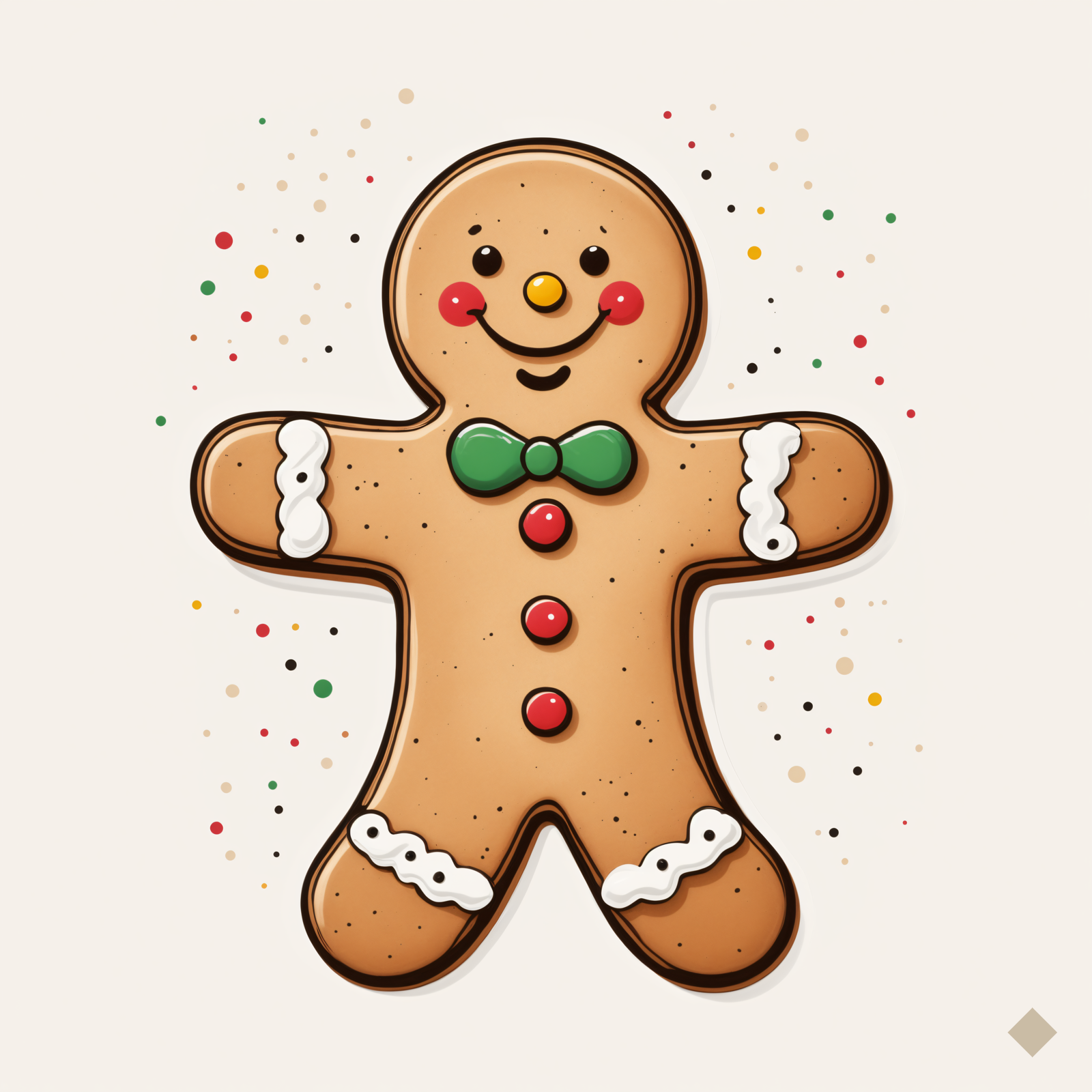 Gingerbread Man, Iced