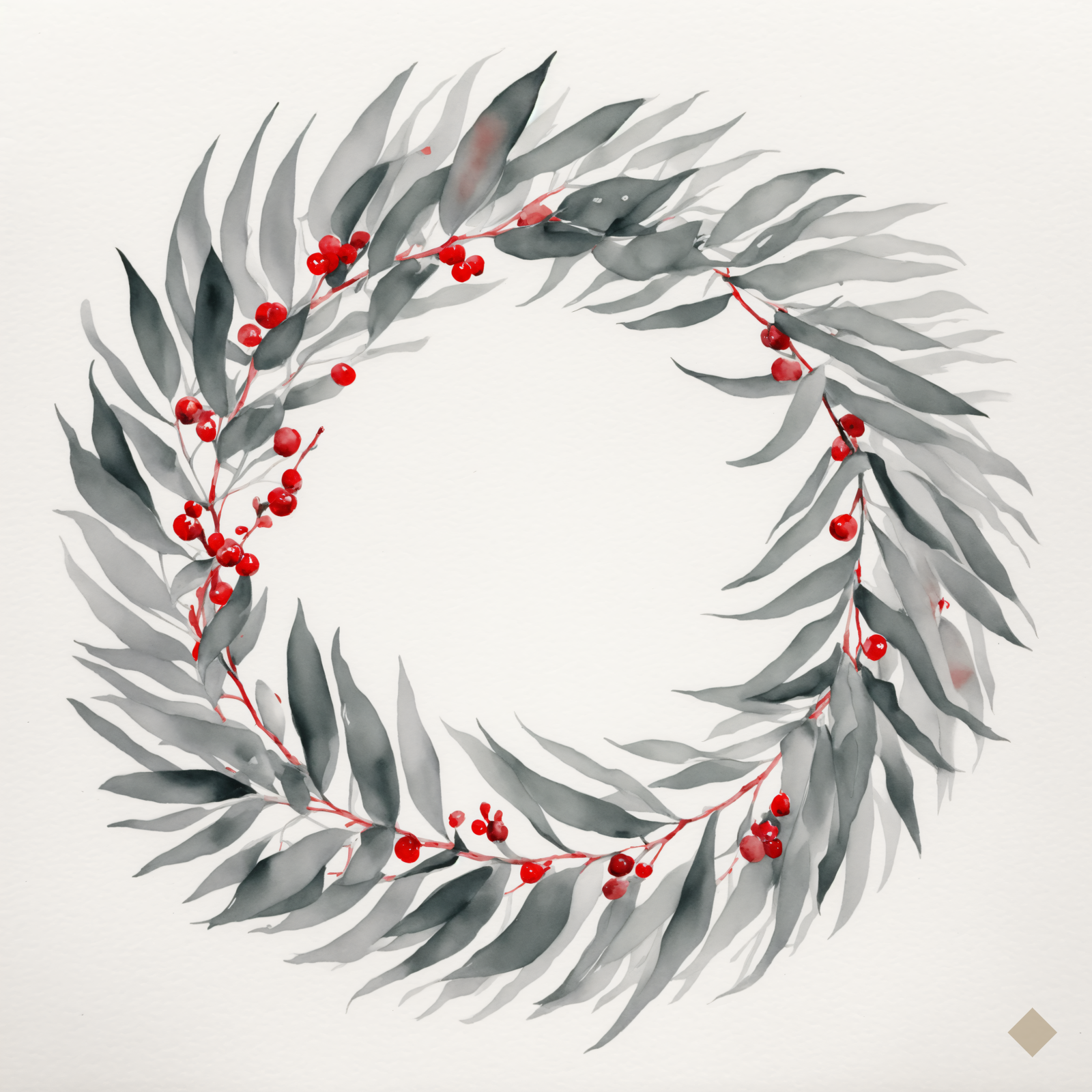 Eucalyptus and Berry Wreath