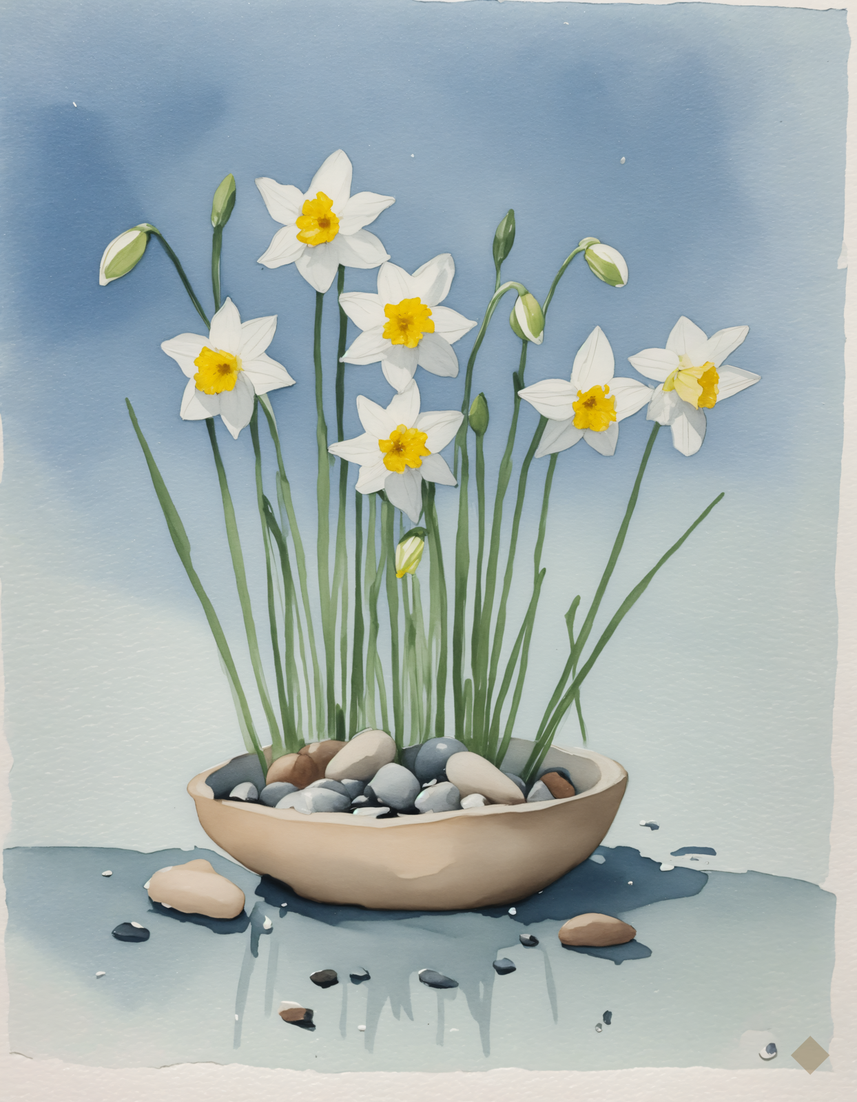 Paperwhites in a Bowl