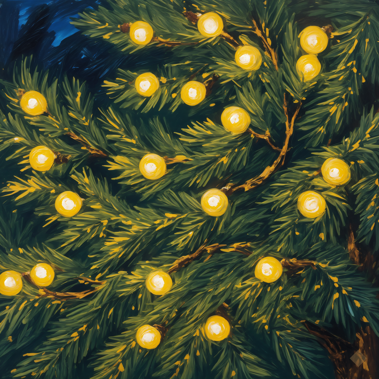 Fairy Lights in the Fir