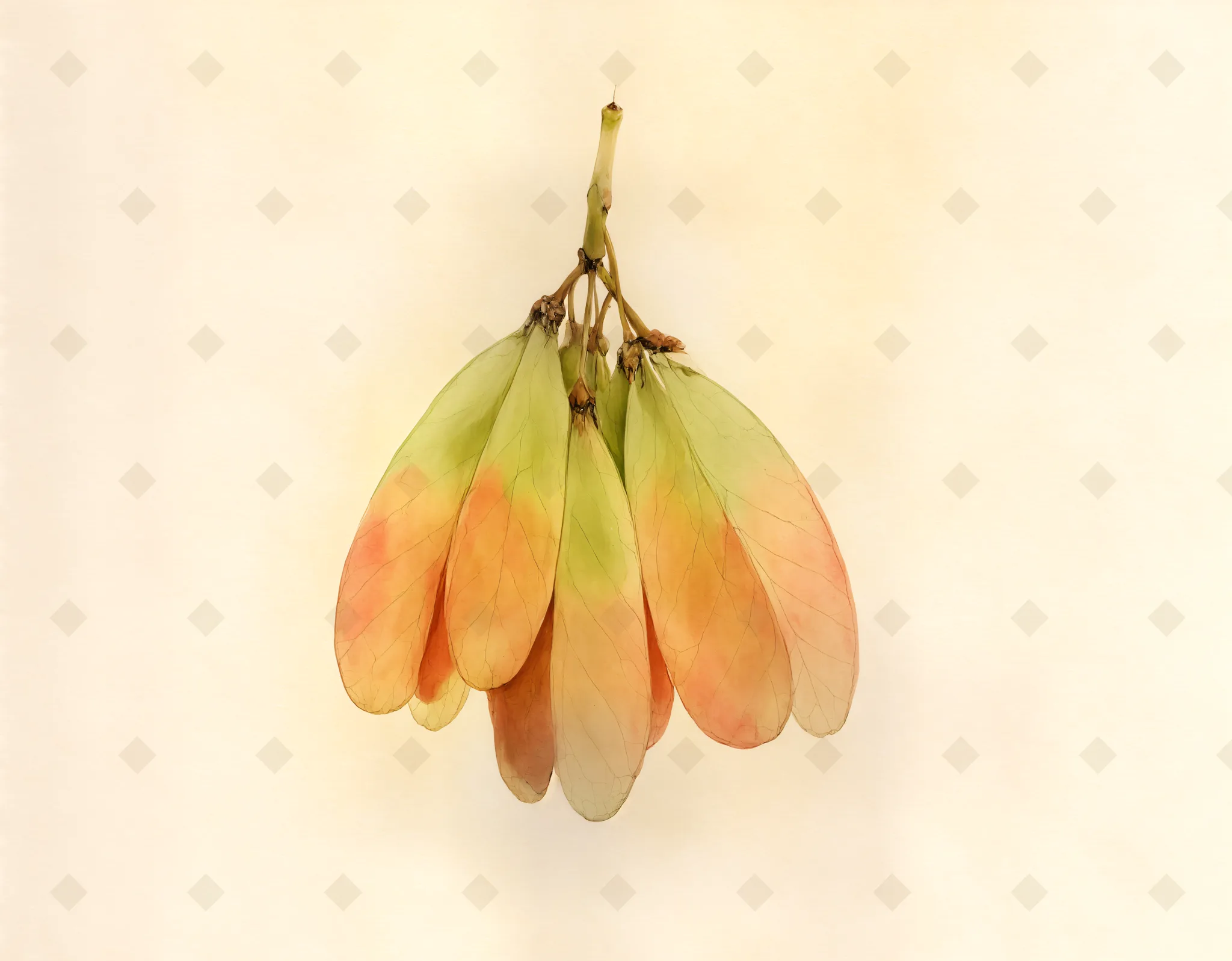 Sycamore Keys — Botanical digital art print
